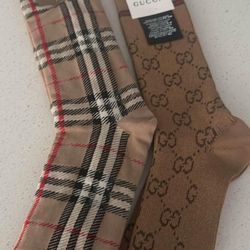 Burberry And Gucci Socks