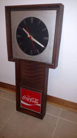 Vintage Coca-Cola coke clock