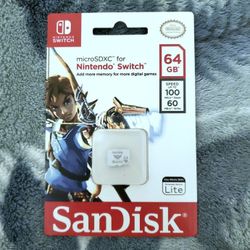 Nintendo Switch MicroSD Card (64 GB) [SEALED]