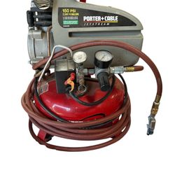 Porter Cable Jet Stream Air Compressor 2.5 Hp, 150 Psi, 4 Gallon
