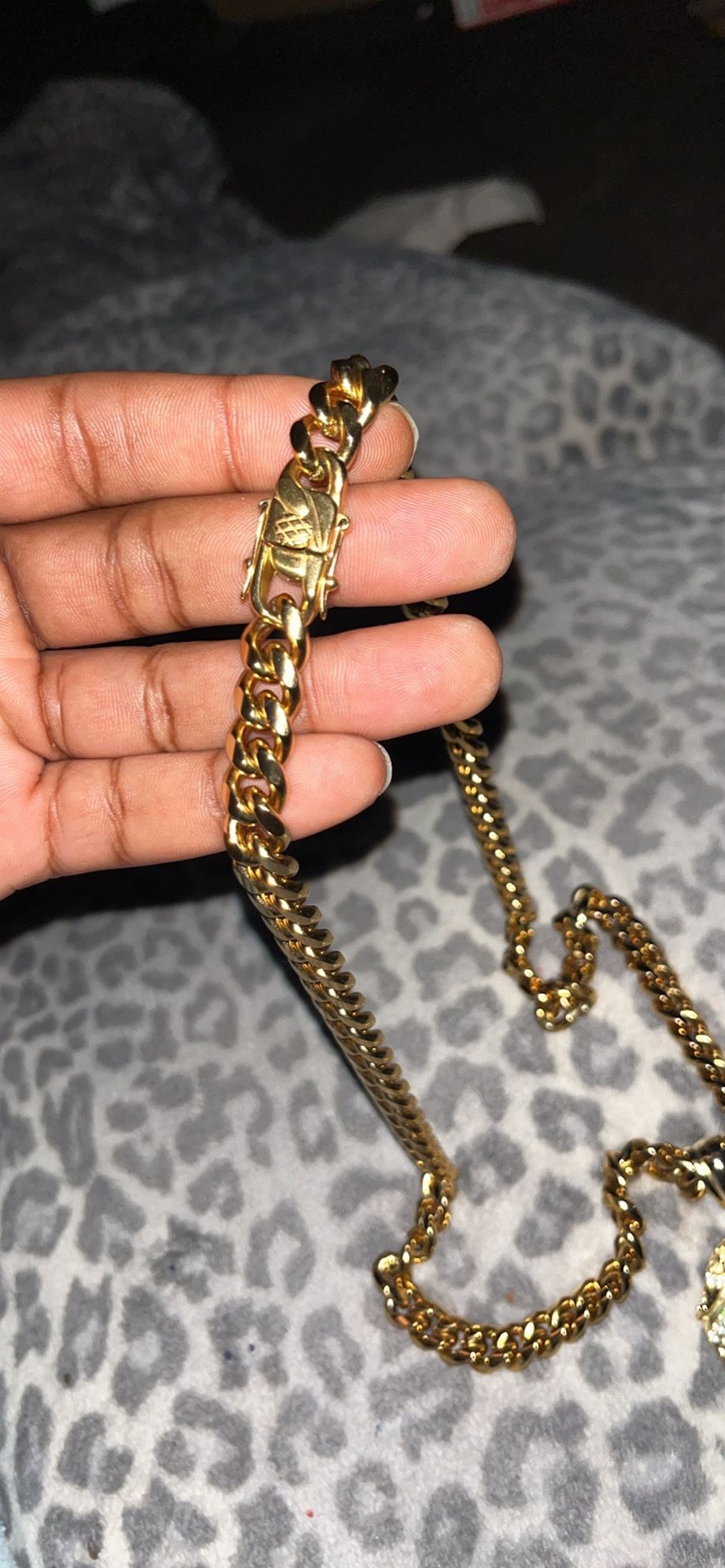 14k Gold Filled Miami Cuban An Jesus Pendant 