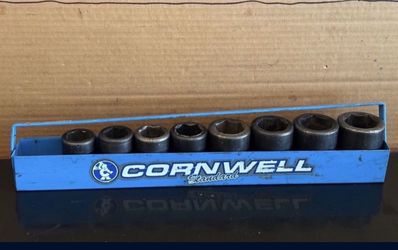 Cornwell Tools 3/4" drive impact Sockets set Size: 1"1 1/16-1 1/8-1 3/16-1 5/16-1 3/8-17/16-and 11/2"