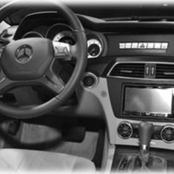 Mercedes C Class 2012-2015 Stereo Mounting Kit