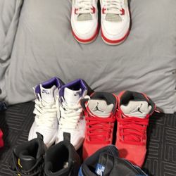 Jordan Bundle – 5 Pairs – Size 5.5Y – No Boxes