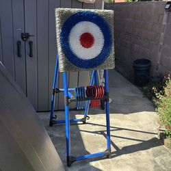 Eastwick Plastic Axe 🪓 Throwing Game Over 5’ Tall 8 Plastic Axes