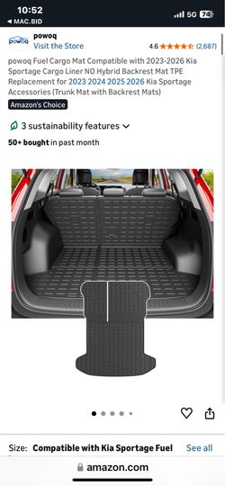 Trunk liner for Kia sportage 2023 - 2026