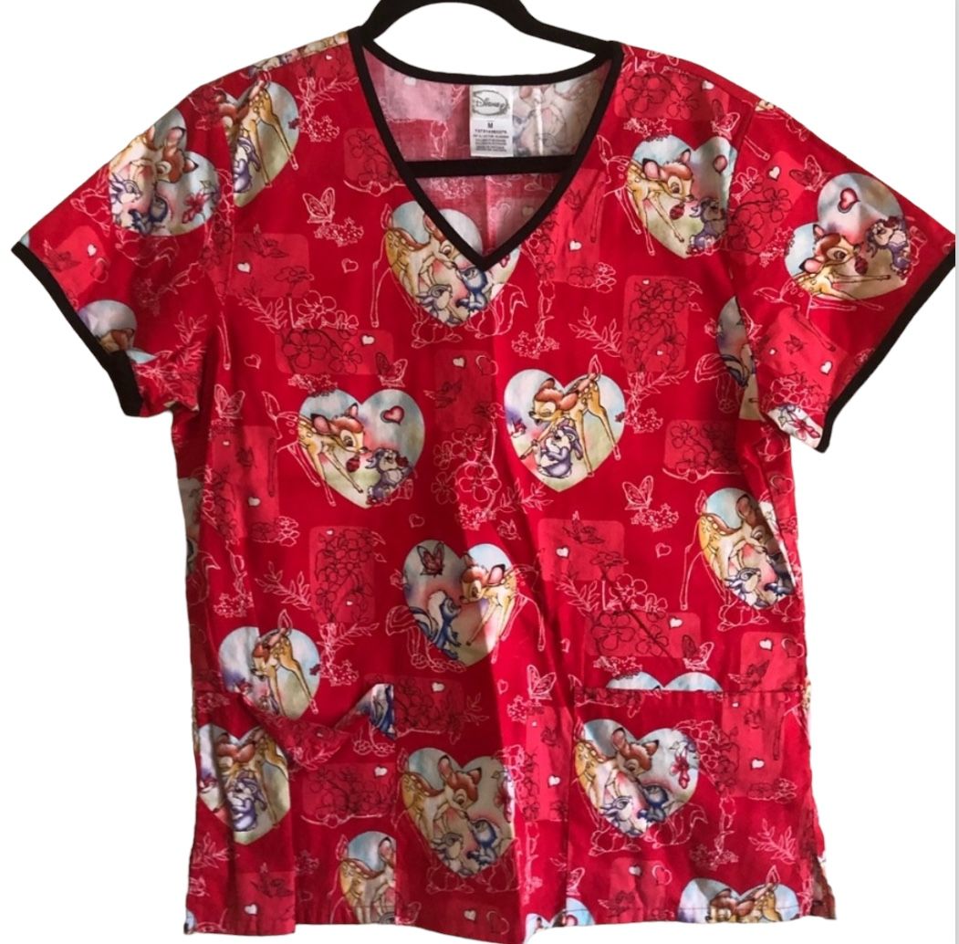 Disney Bambi Scrub Top