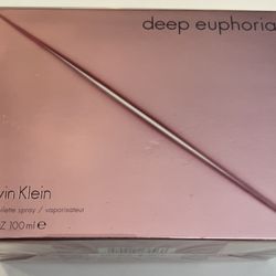 Calvin Klein Deep Euphoria EAU De Toilette Woman Spray 3.4 Oz