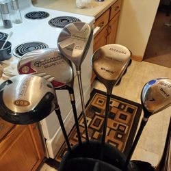 Full Set Of Golf Clubs And Bag