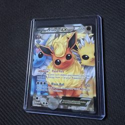 Pokemon Cards Generations Flareon EX Radiant Full Art