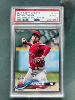 2018 Topps Update Series PSA 10 Shohei Ohtani #US1 Pitching rookie