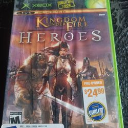 XBOX ORIGINAL KINGDOM OF HEROES GAME $20 FINAL PRICE READ DESCRIPTION AND SEE ALL PICTURES