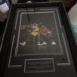 Kobe And Michael Jordan Picture Frame 