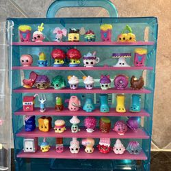 Shopkins Toys and Storage Display Carrying Case 