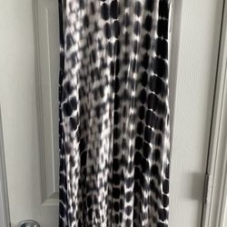 Blue & White Tie-Dye Dress