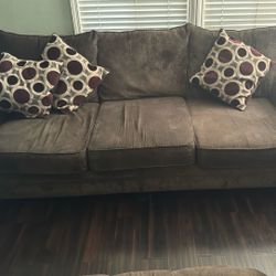 Sofa, Love Seat And Ottoman