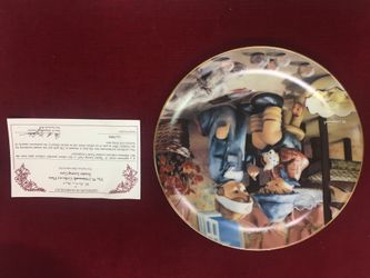 H.I Hummel “Tender loving Care” porcelain collectible plate