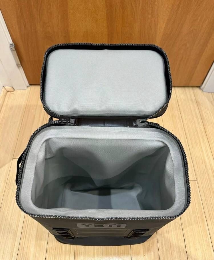 Charcoal Gray Yeti-Backpack Cooler.