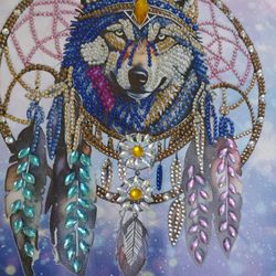 Wolf Diamond Art 