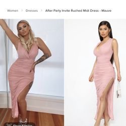 Pink Fashion Nova Dress 