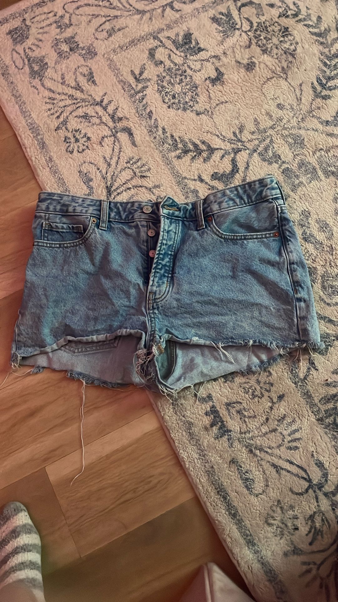 Size 12 High Rise Jean Shorts Old Navy