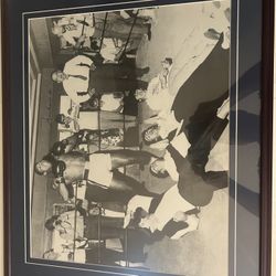 Muhammad Ali/The Beatles Framed - Matted 16x20 Photo, Ali Signed COA  