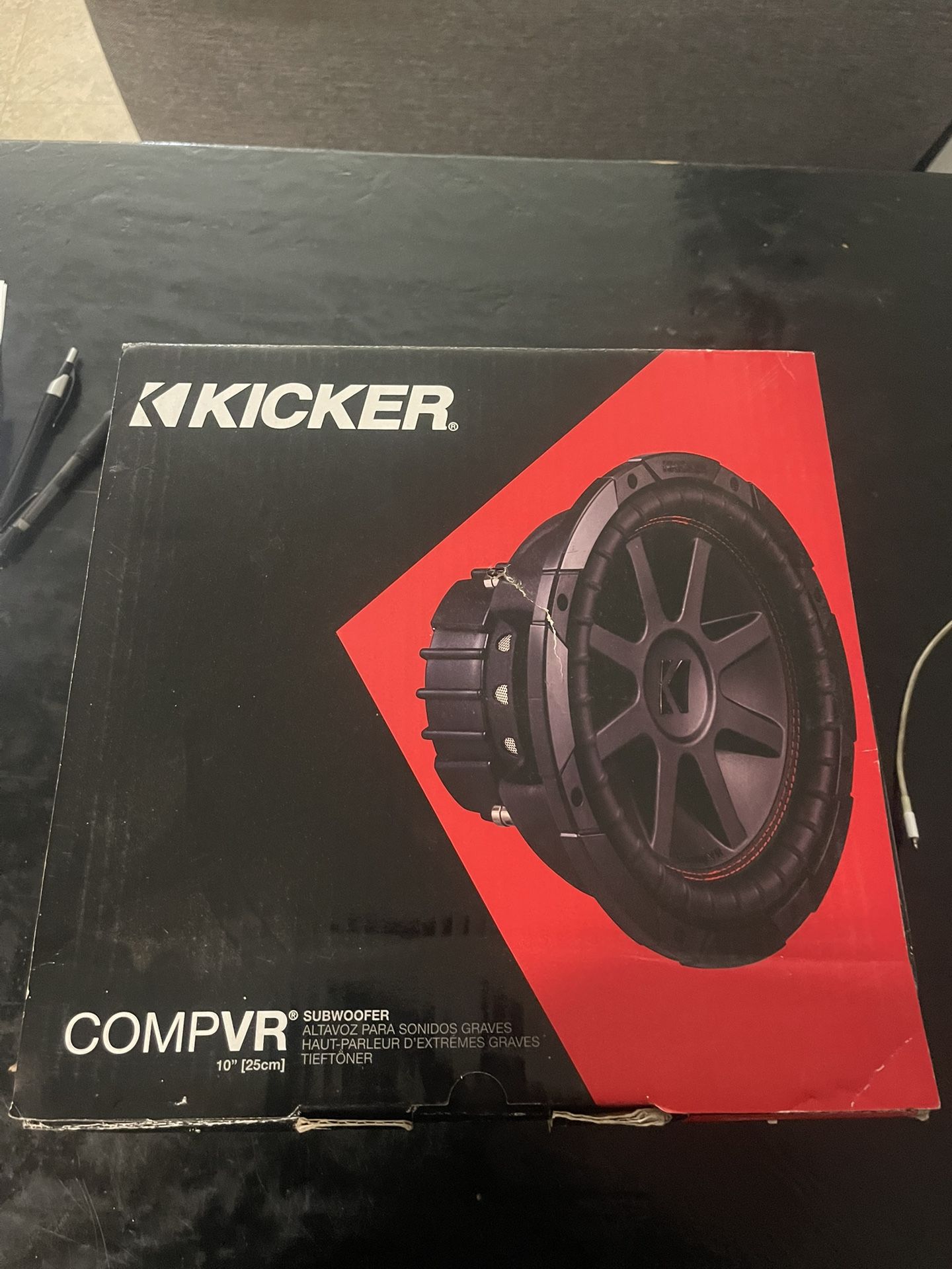 Kicker Compvr 10” Subwoofer