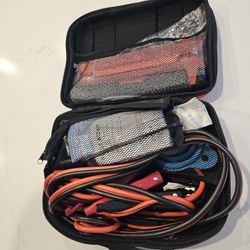 Never Used! Car Emergency Kit With Jumper Cables