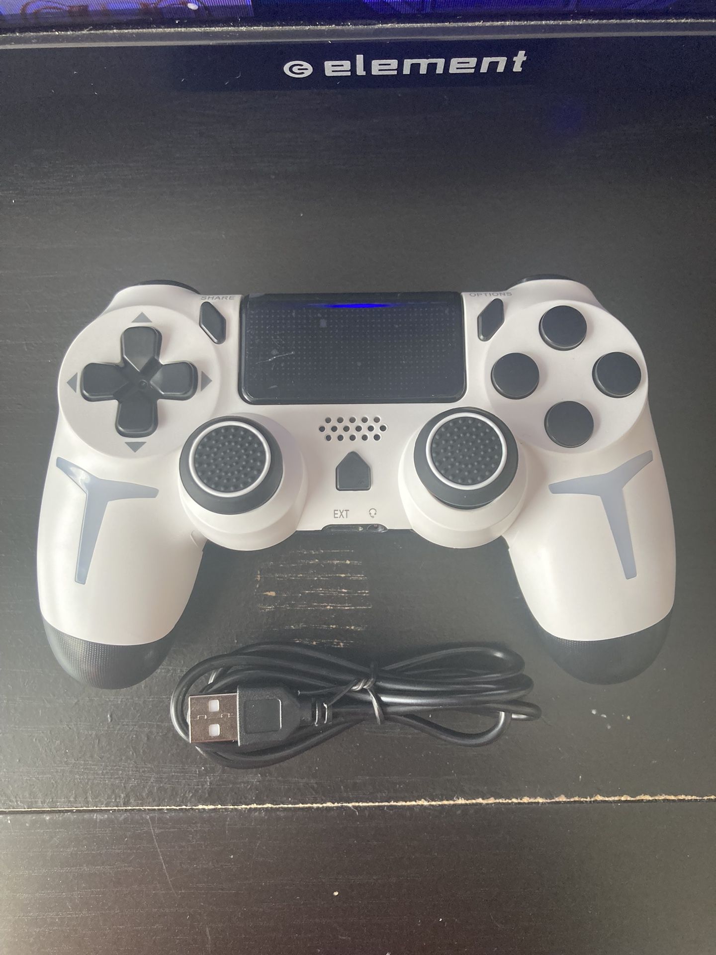 White PS4 Controller