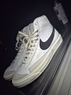 Nike BLAZER MID 77' vintage white and black leather