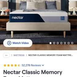 Nectar twin XL Mattress And foundation