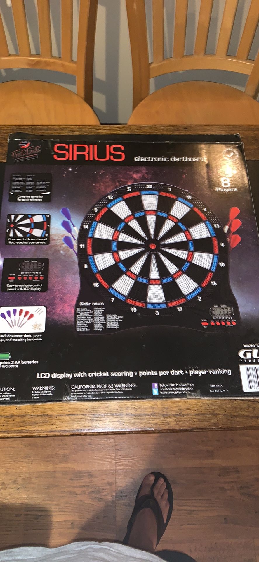 Electronic dart board