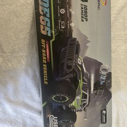 DEERC DE65 Remote Control Car with 1080P HD Camera,1:16 Scale RC Cars with LED Chassis Light&Headlights, 2.4Ghz High Speed Monster Truck Toy Vehicle, 
