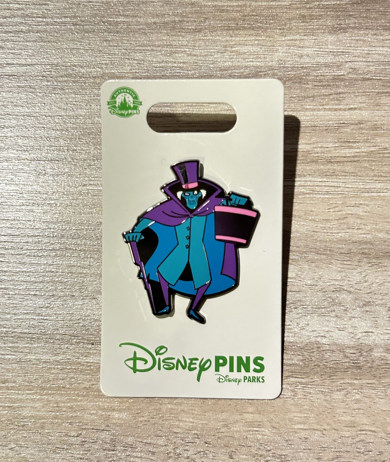 New Disney Pin Haunted Mansion CRUMP Hatbox Ghost