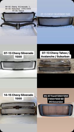 Grills grilles parrilla para Chevy Silverado Tahoe Dodge Ram Ford F-150 Ford F-250 f-350 Audi A3 Dakota