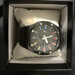 Activa X Invicta Dual Time Digital/Analog - Black/Rainbow