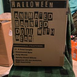 Halloween Animated Haunted Doll