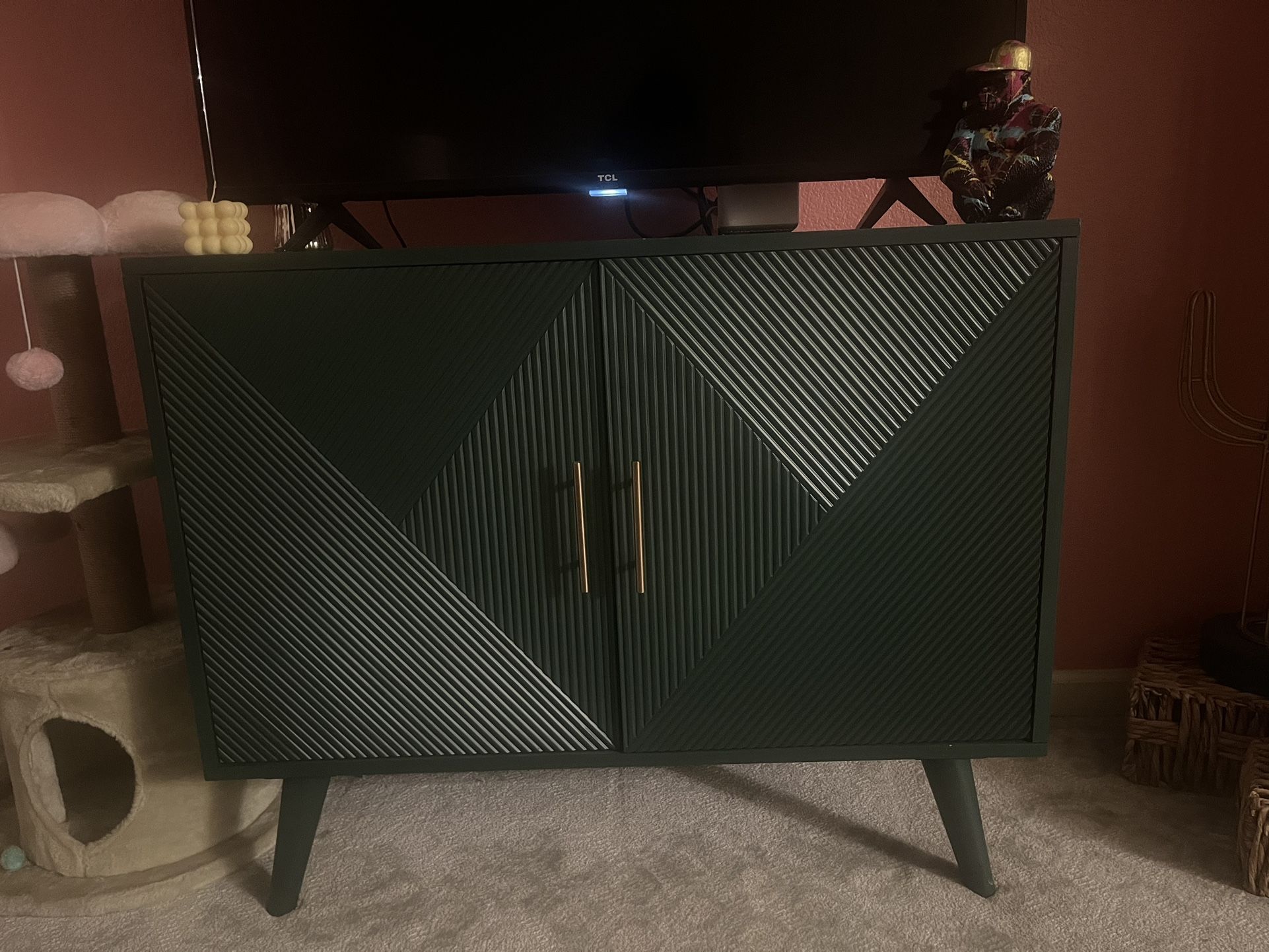 Emerald Green Tv / Dresser Stand
