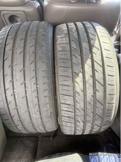 245/35/R19 low profile tires 2 tires for $45