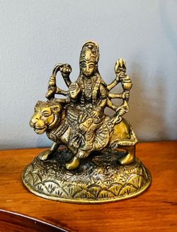 Ma Durga brass Hindu Statue