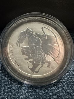 2018 ZI:SIN Canis 1oz Silver Round Coin