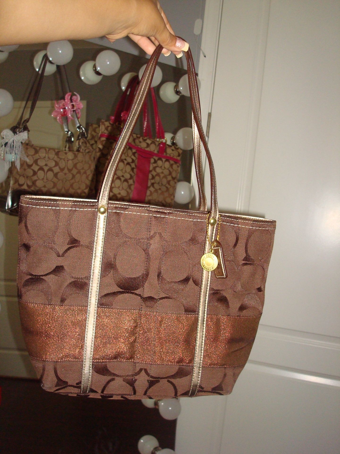Brown And Gold Vintage Coach