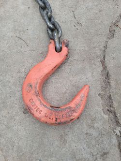 Heavy duty chain and big hook