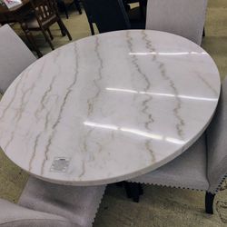 5 Piece Upholstered Dining Set 