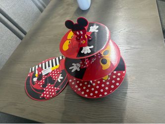 3-Tier Mickey Minnie Cupcake Stand