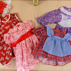 Vintage Doll Dress Lot