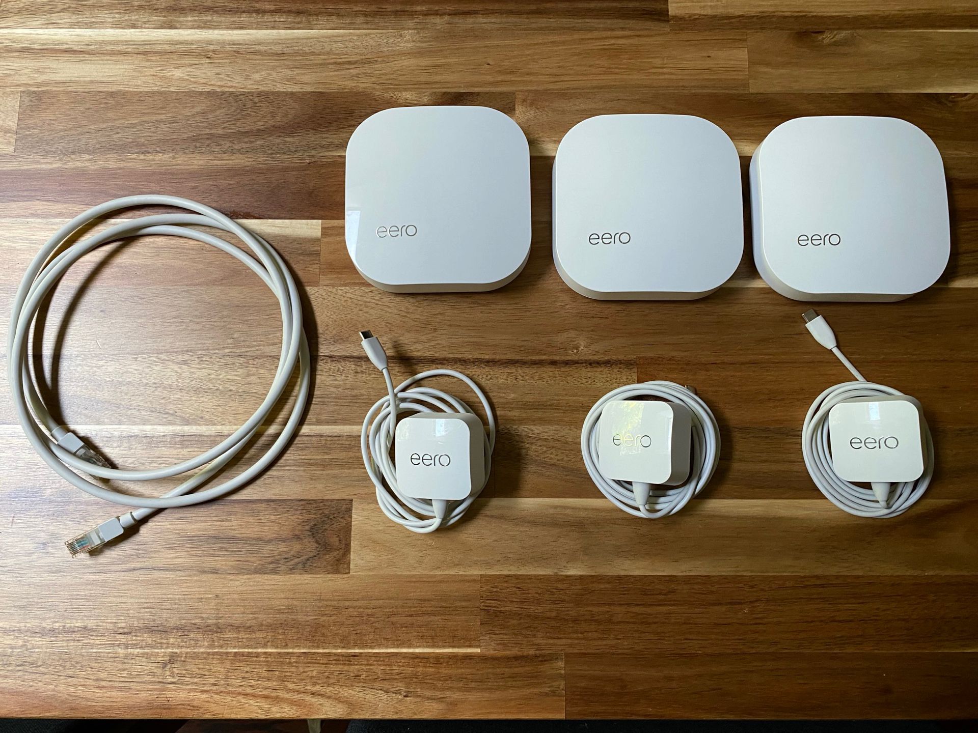 Eero Pro Mesh WiFi 5 Internet Router, with 3 Eero Devices, 2nd Gen