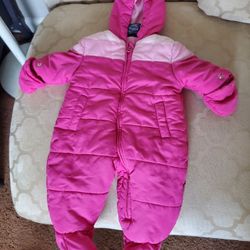 Pink Snow Suit Size 0-3