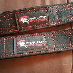 Brand New Leather Dark Iron Wrist Straps