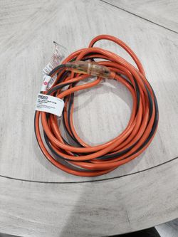 RIDGID 25 ft. 12-Gauge Heavy-Duty Extension Cord with Lighted End
